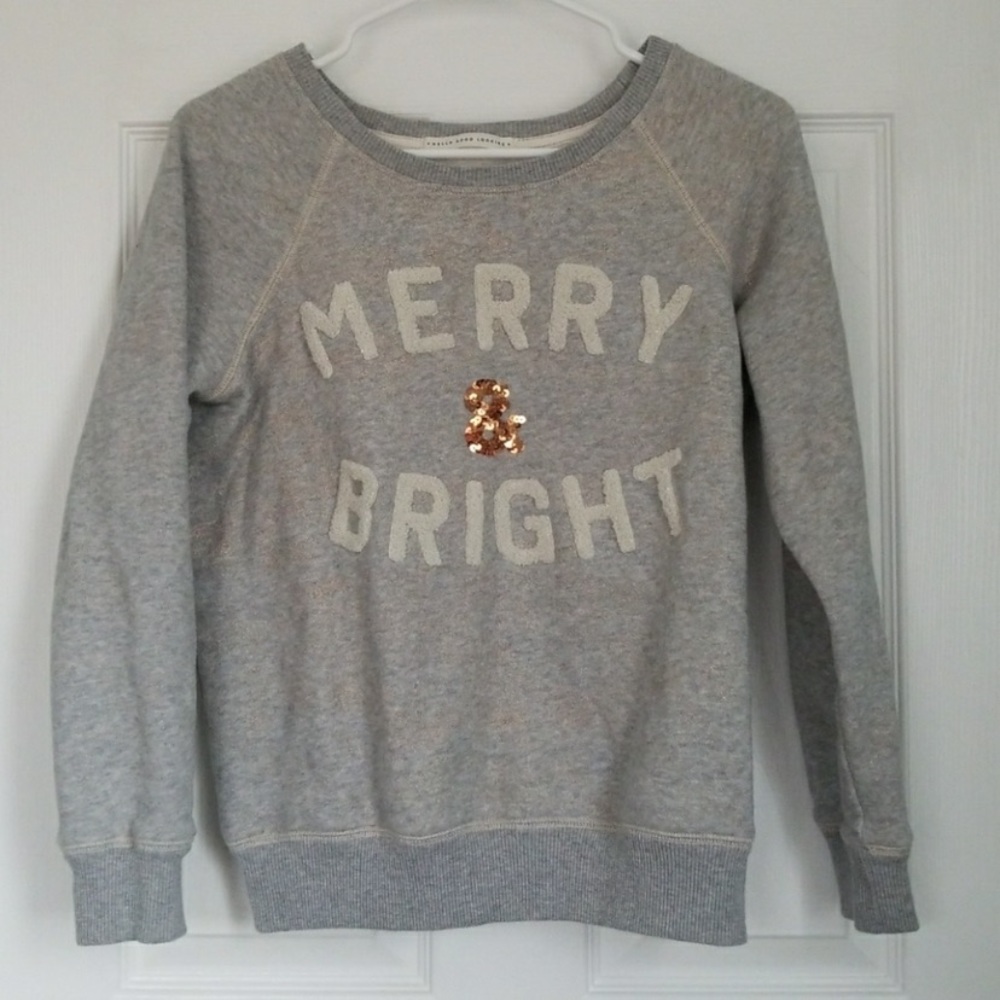 Merry & Bright American Eagle sweatshirt